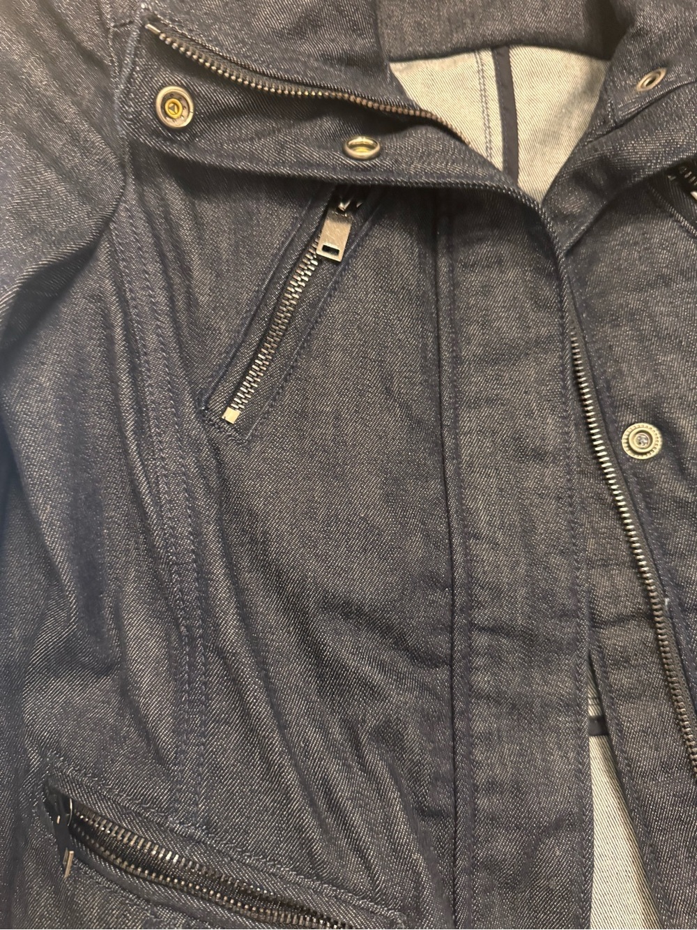 Ann Taylor Dark Blue DenimJacket - Picture 6 of 7